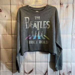 Beatles Crop Sweatshirt